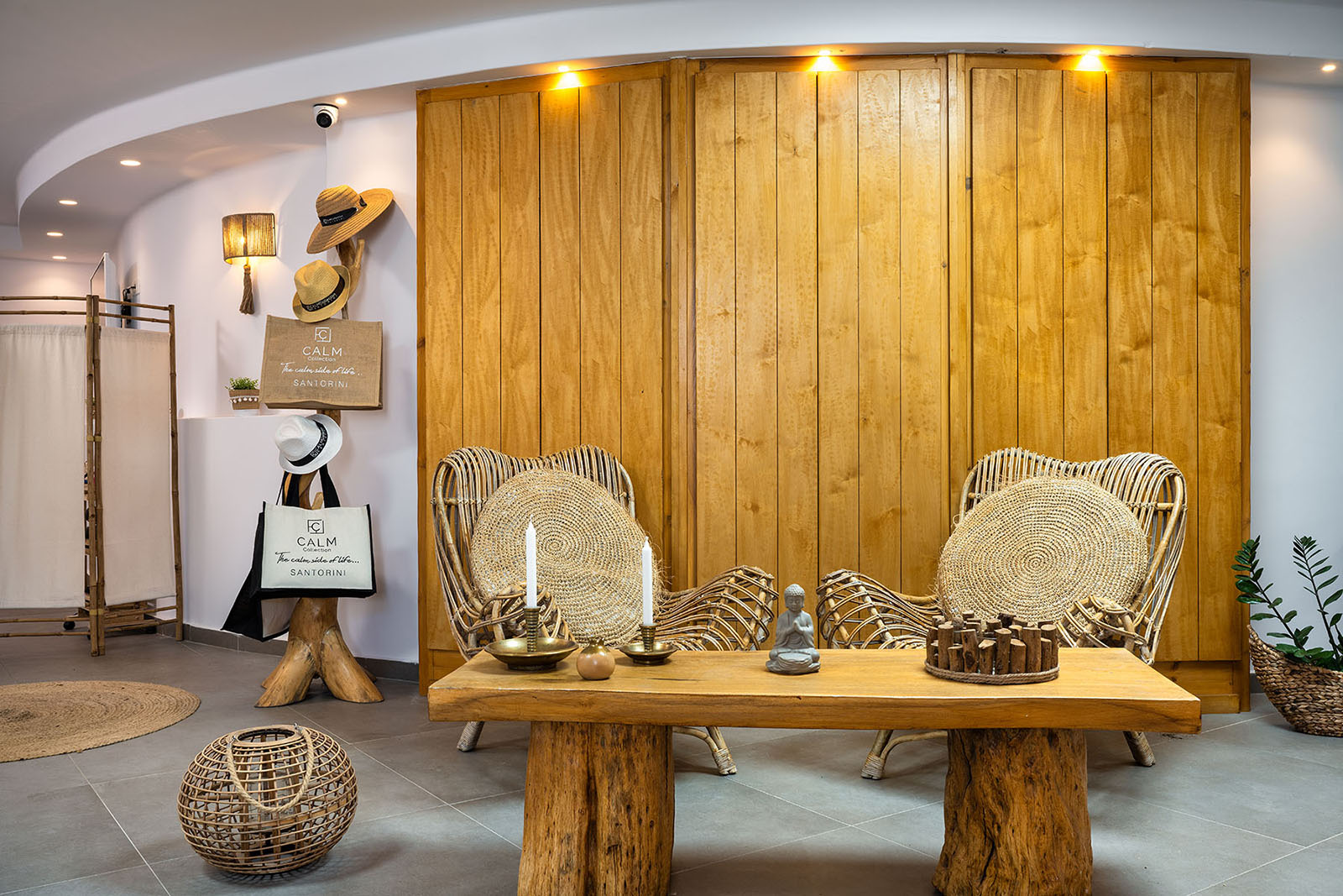 calm collection santorini boutique slider